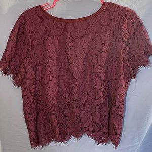 Lace top xl